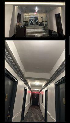 No sprinkle system in the corridors :(