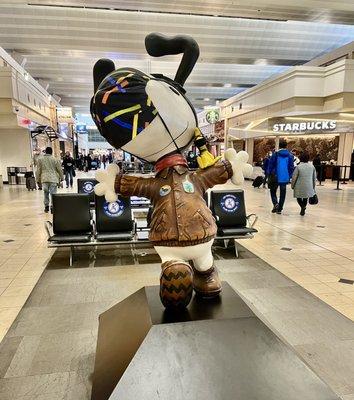 The Peanuts Gang Statues