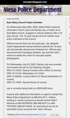 Please read if you or someone you know has attended.