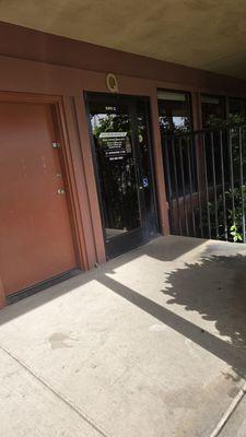 Use Q door to get check in.