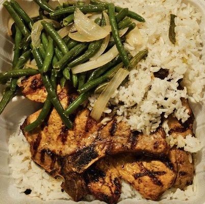 3'7'2023 Pork Chop Entrée