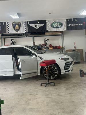 Lamborghini Urus windshield ADAS Recalibration