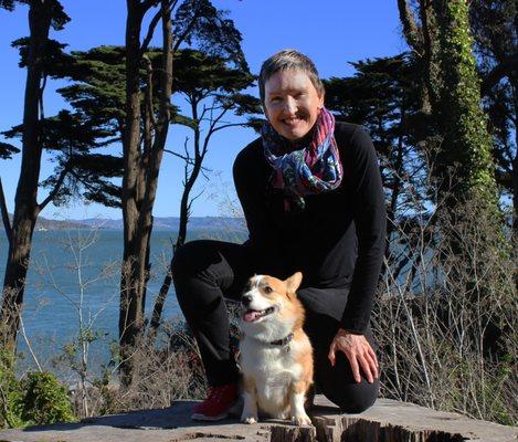 Our Green Thumb Guru and spokespup, Peabo