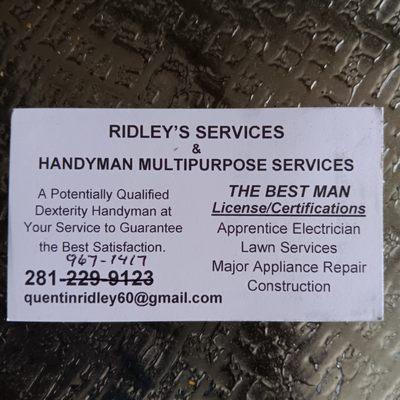 Ridley's Service