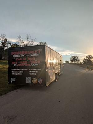 We don't leave until the job is done. That means debris pick up and clean up.