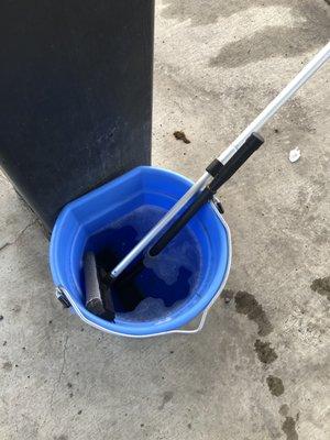 This is around 8 PM at night. Look how clean and soapy that is.