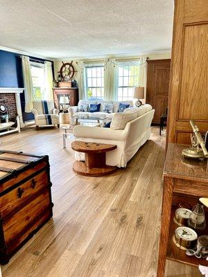 My old carpet removed and LVP applied. Made the room look sooo much bigger and brighter!