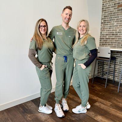 Jenna, Brandon, and Katie!