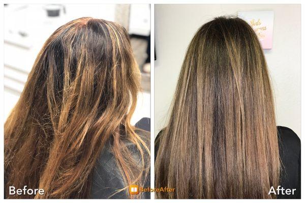 Color correction transformation