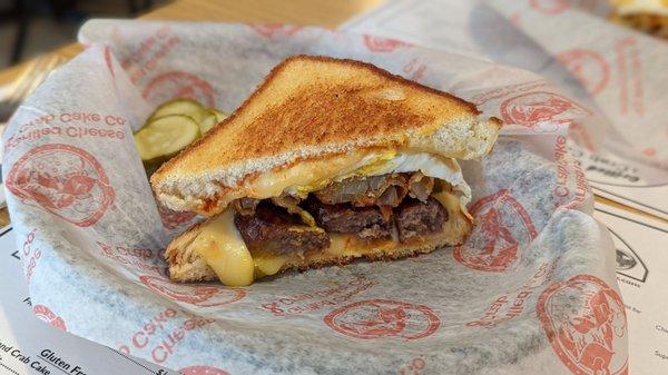 The Grilled Cheese and Crab Cake