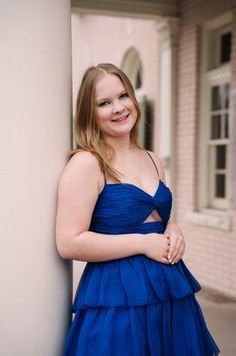 Beautiful Blue Prom Gown