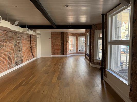 Beautiful naturally lit space in the second floor!
