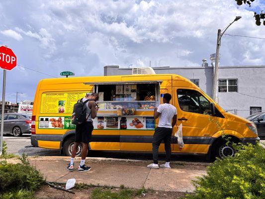 Parked at the corner of Stenton and Duval .