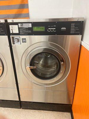 The cost of the large front load washers.