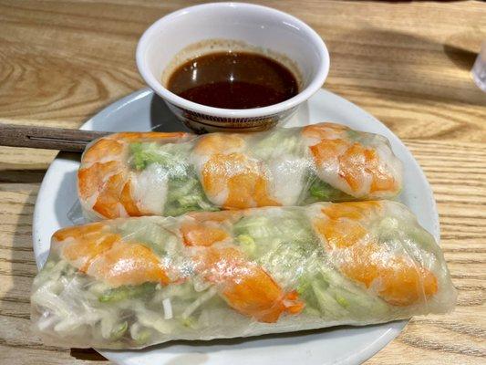 Shrimp and pork spring roll