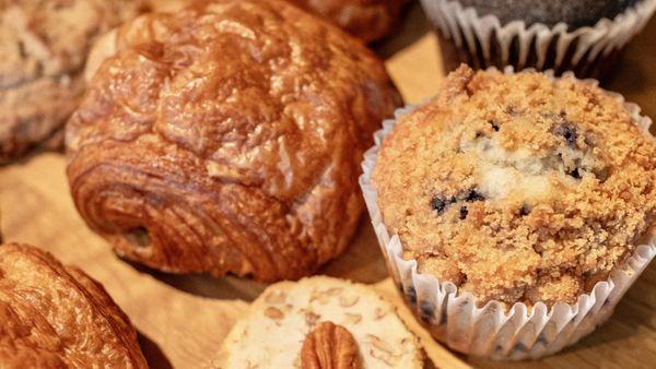 Grab your favorite morning pastry, muffin, or breakfast burrito.