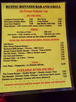 Rustic Ronnie's Bar and Grill