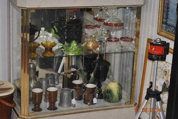 Crystal, Pewter, & Stoneware Items!