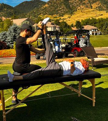 Assisted Stretching can help improve mobility, running and even your golf swing!