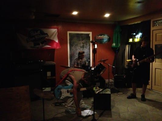 Concrete Johnson on stage