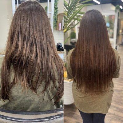 Hybrid weft extensions