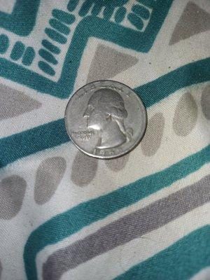 1965 Quarter no mint mark