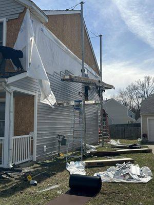 installing new siding