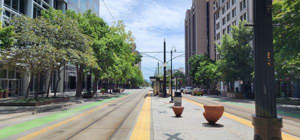 UTA TRAX Gallivan Plaza Station
