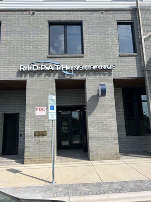 Entrance to the agency!