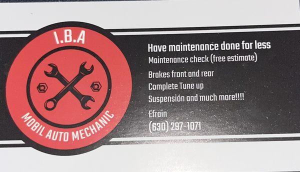 IBA Mobil Auto Mechanic