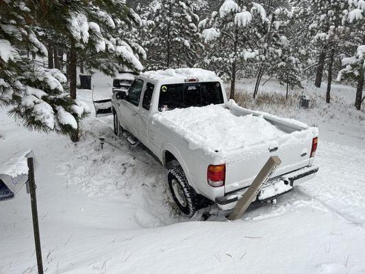 My stuck truck