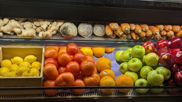 Fruits and vegetables