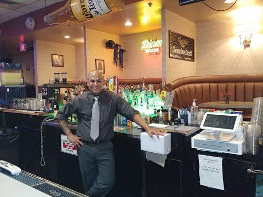 Nice bartender at the Jabberwocky sports bar