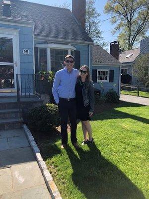 My clients - First time homeowners. Congratulations!!