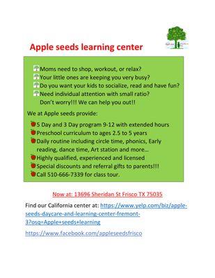 Apple Seeds Learning Center