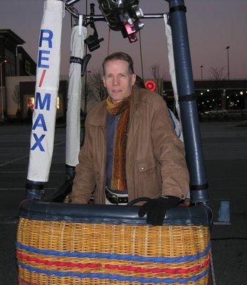 An interesting morning in the RE/MAX balloon.