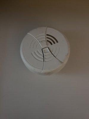 fire alarm in drawer