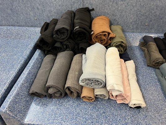 Laundry folded(rolled) per your specifications.