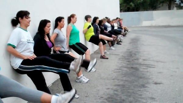 Building tight butts and toned legs.