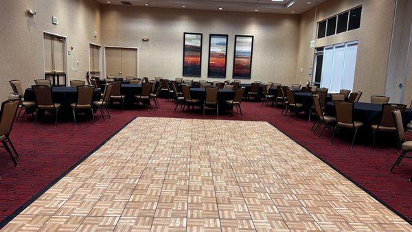 Rented a dance floor from the company, spoke to Amos who was very helpful an understanding my stress level!!