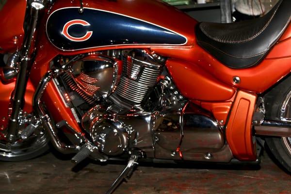 Chicago Bears Custom Harley Davidson Hoj Poj Cycles