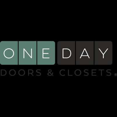Logo for One Day Doors & Closets of San Antonio, featuring 'ONE' in green blocks, 'DAY' in black blocks, and 'DOORS & CLOSETS...