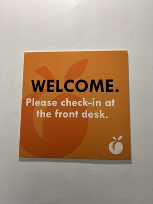 Walked in through the back entrance