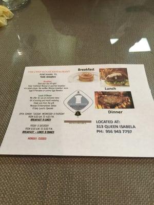 Esmy, her Chef husband and their friendly staff serve up wonderful traditional Mexican food plus International dishes