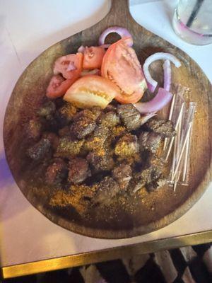 Suya lamb.