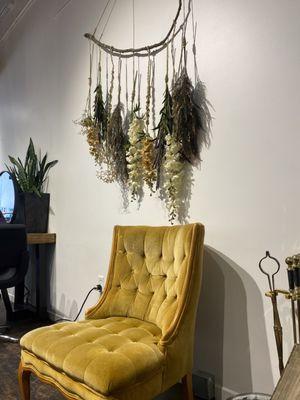 One of the waiting areas... so cute.