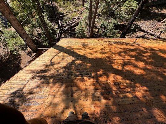 Inspecting the plywood