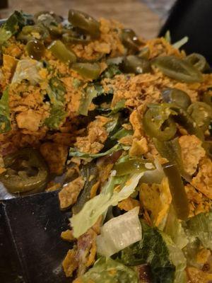 Taco... lots of jalapeños