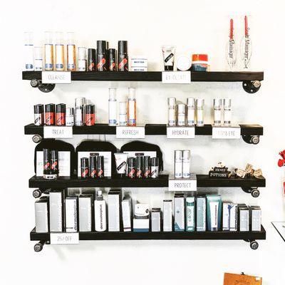 Our product shelves!