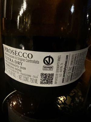 My favorite Prosecco